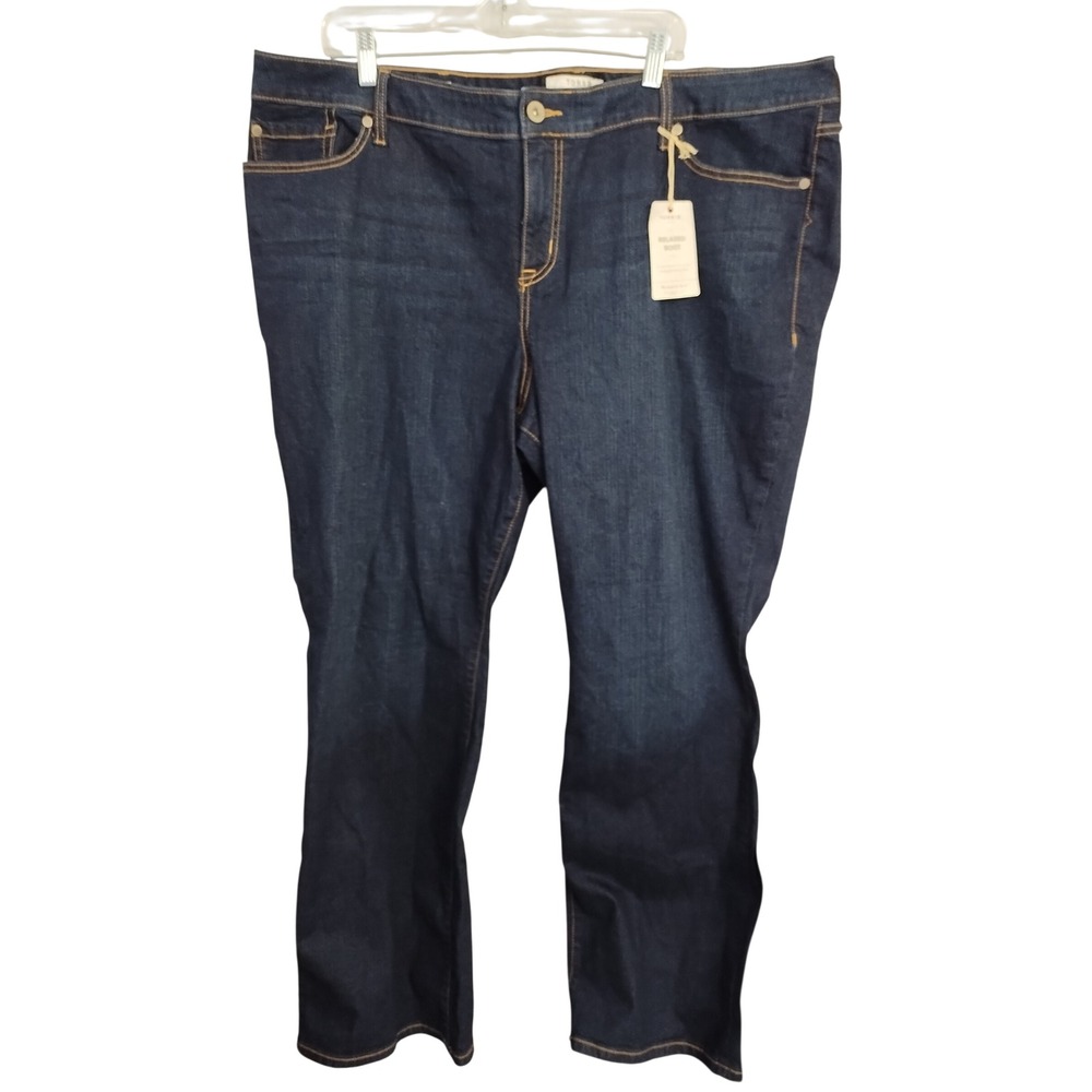 Torrid Plus Size Relaxed Boot Boho Western‎ Festival Preppy Jean 24R